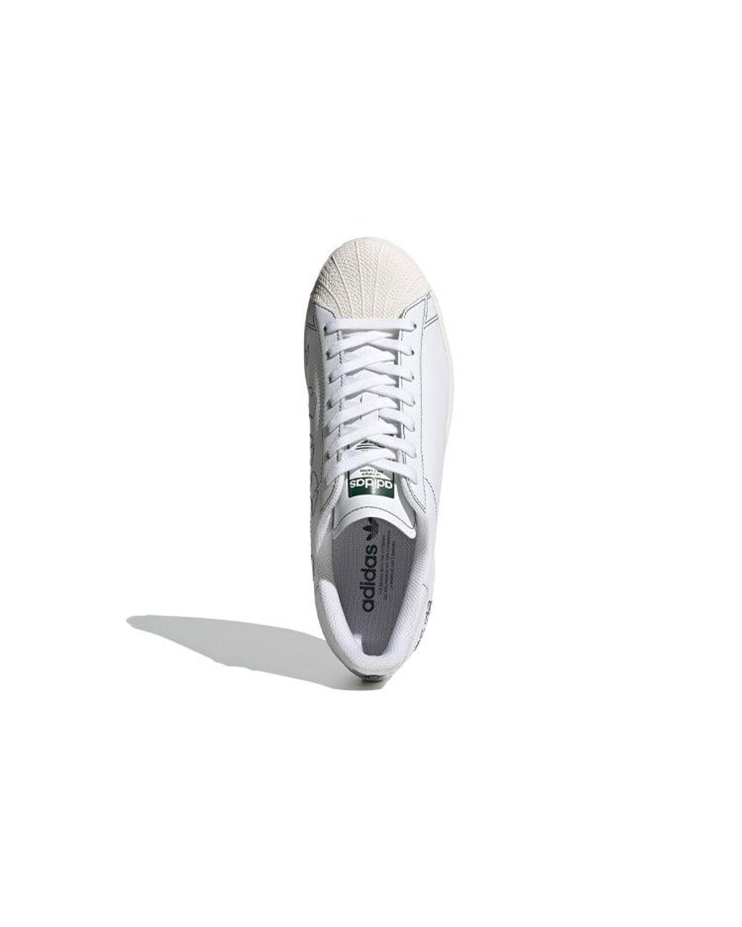 Adidas White Superstar Pure 'Embroidered Katakana for men