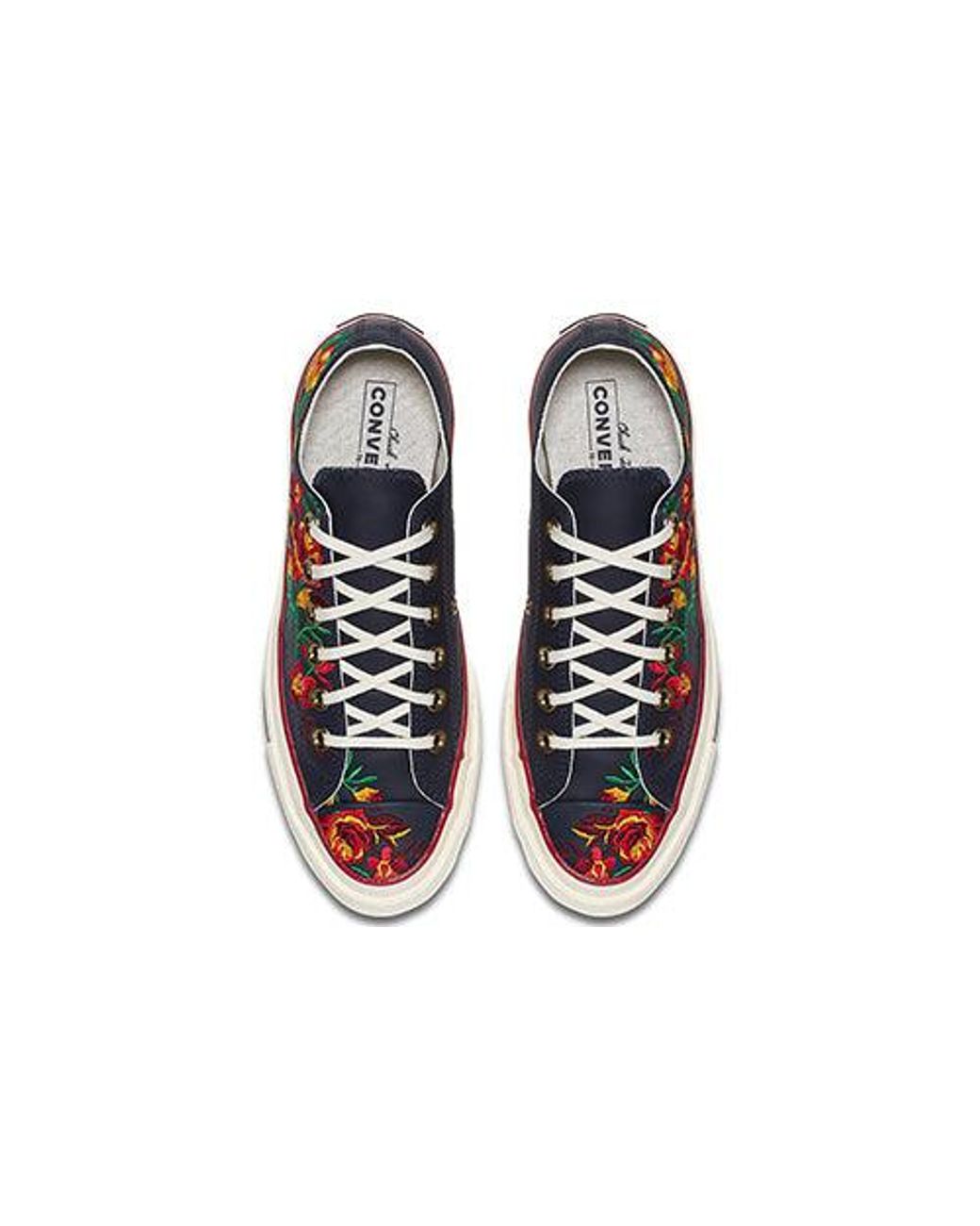 Converse Blue (Wmns) Chuck 70 Low 'Parkway Floral Embroidery'