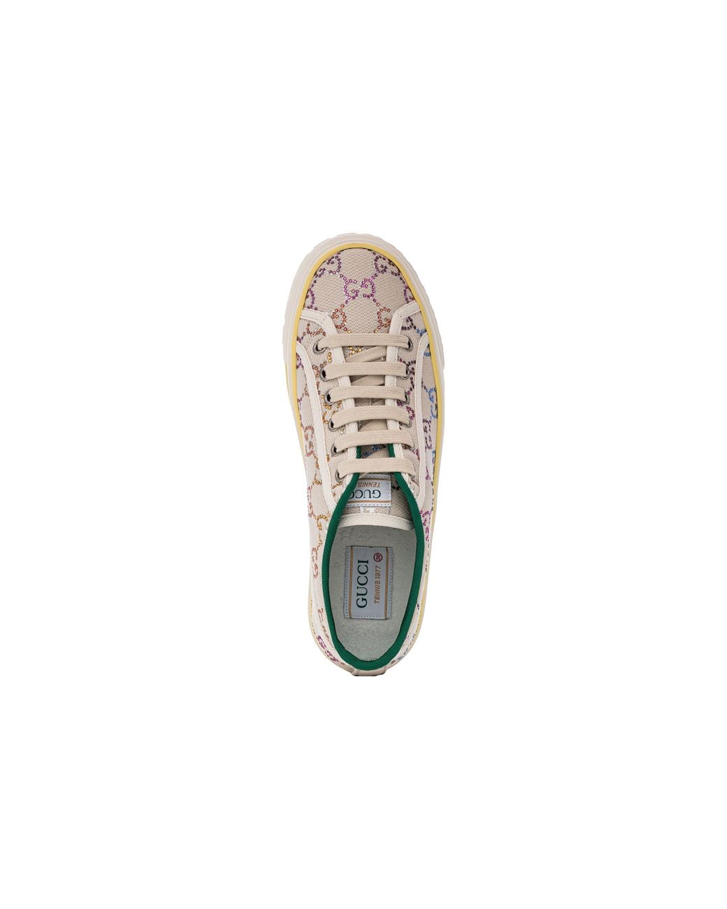 Gucci White Tennis 1977 Canvas Sneaker