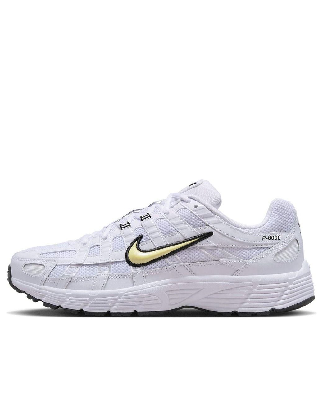 Nike White P-6000 Lemon Chiffon Lemon Chiffon' for men