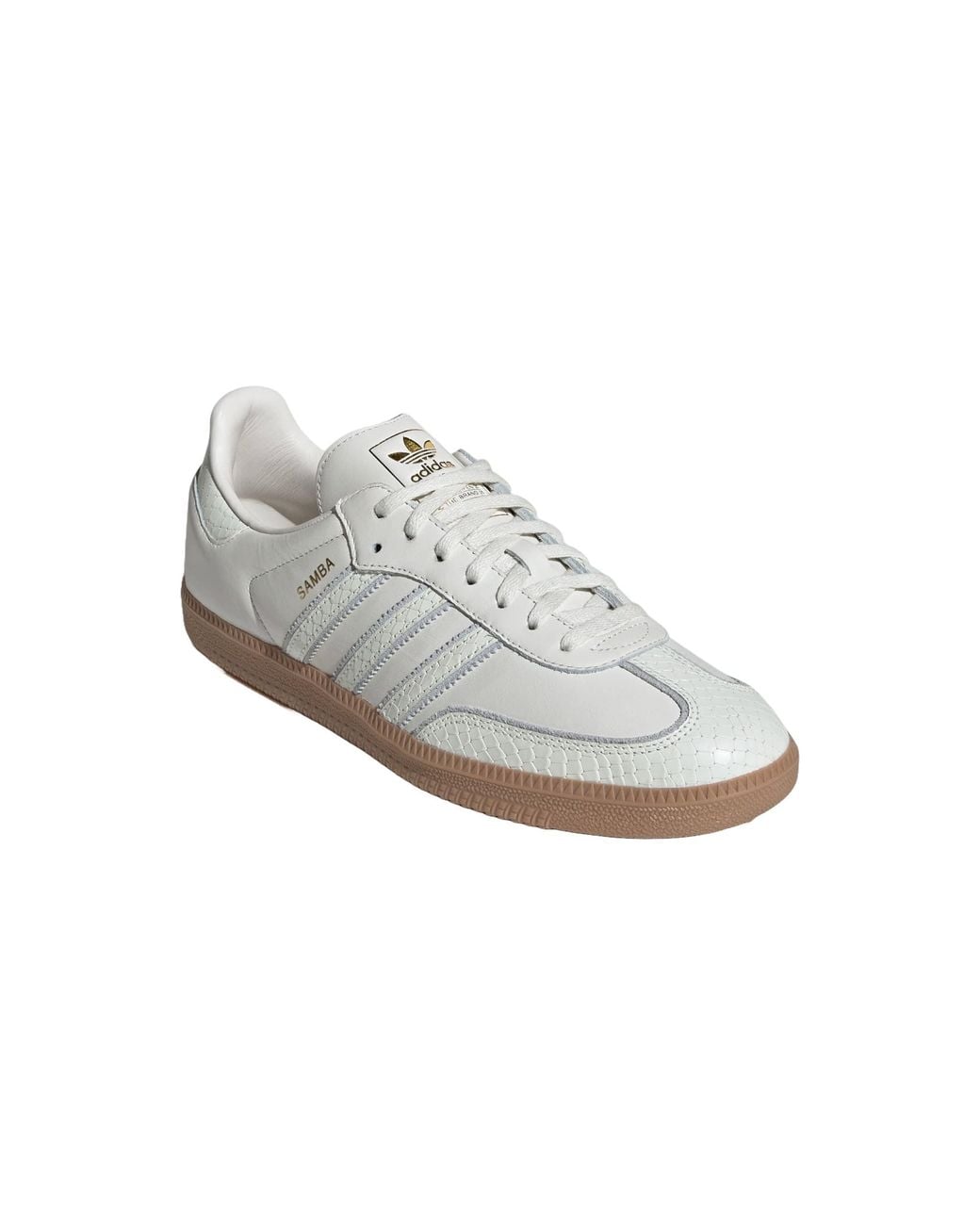 Adidas White Samba 'Core Snakeskin' for men