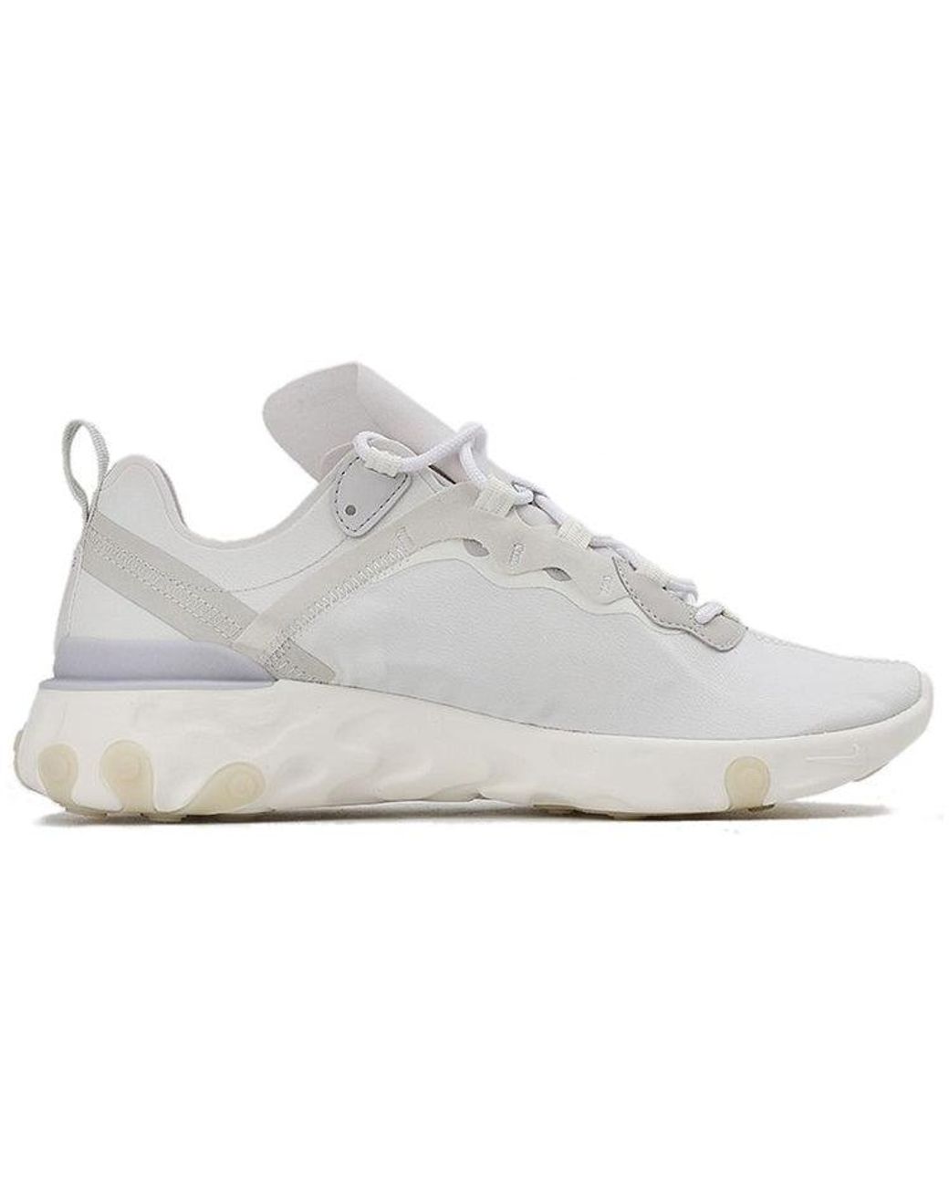 Nike White React Element 55 'Platinum Tint' for men