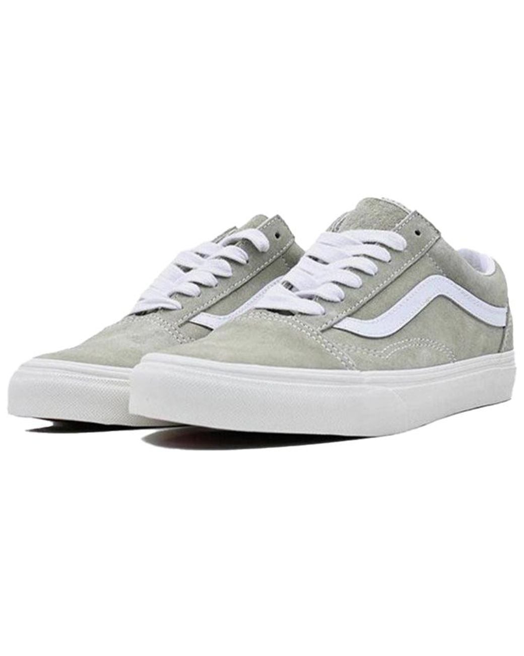 Vans White Old Skool Low-Top Sneakers for men
