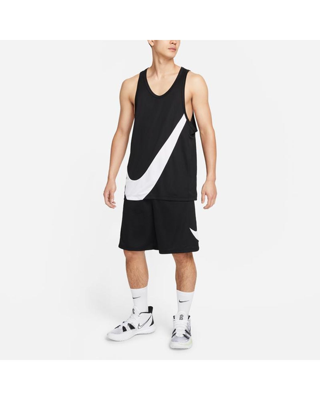 Nike Black Logo Performance Swoosh Short for men