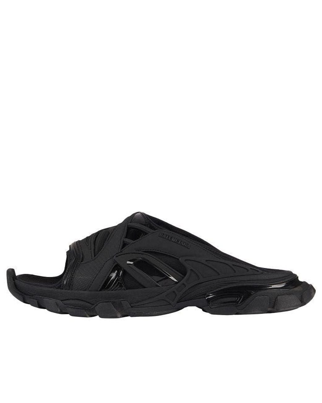靴 Balenciaga Track Slide Sandal Balenciaga Track Slide Sandal in Black for Men | Lyst UK