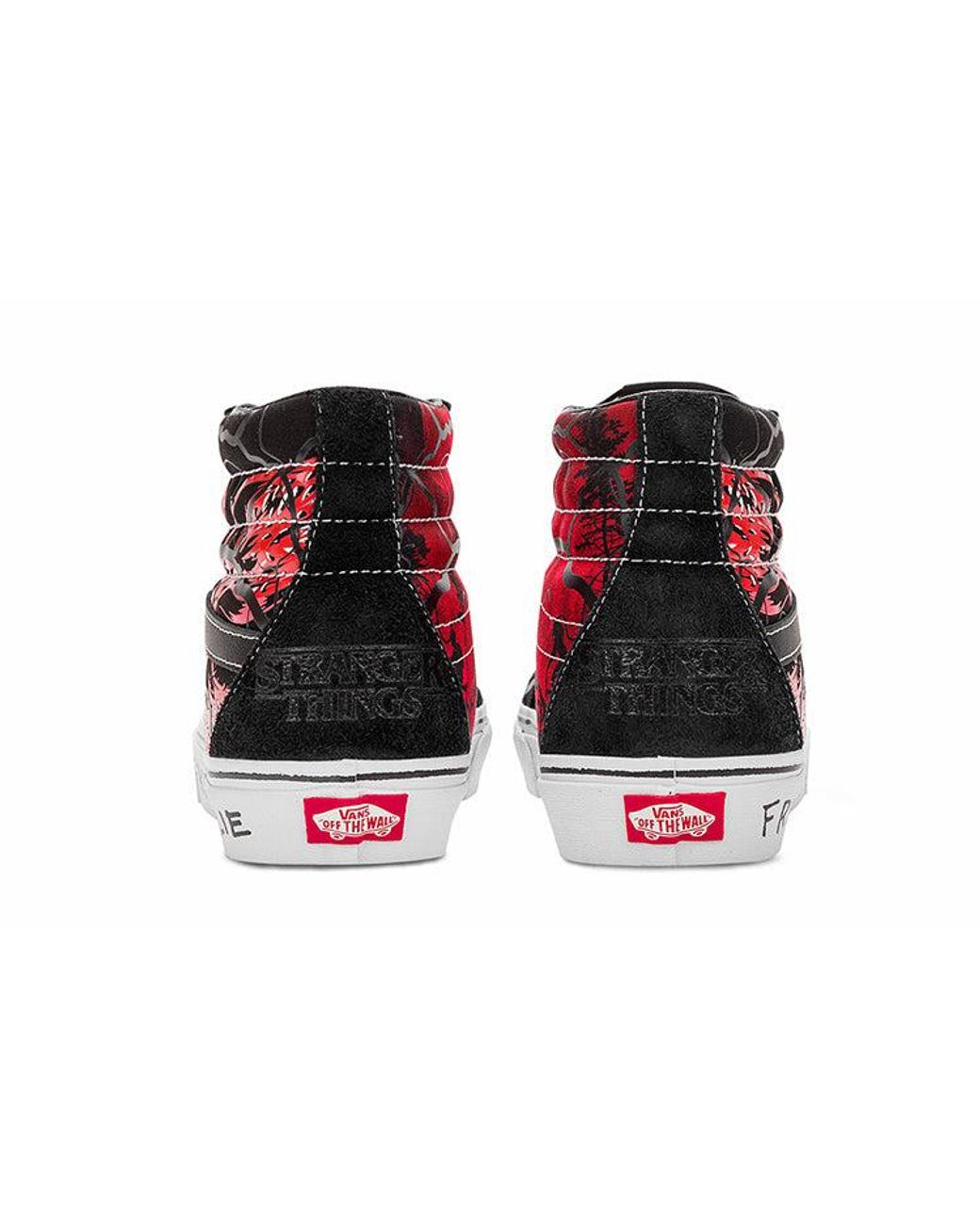 Vans Black Stranger Things X Sk8-Hi Reissue 'Upside Down' for men