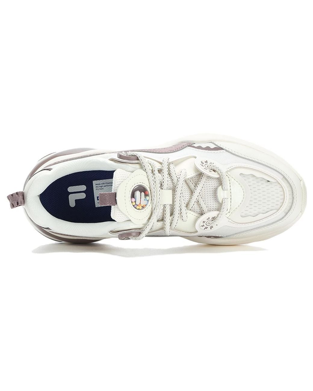 Fila White (Wmns) Bubble Sneakers