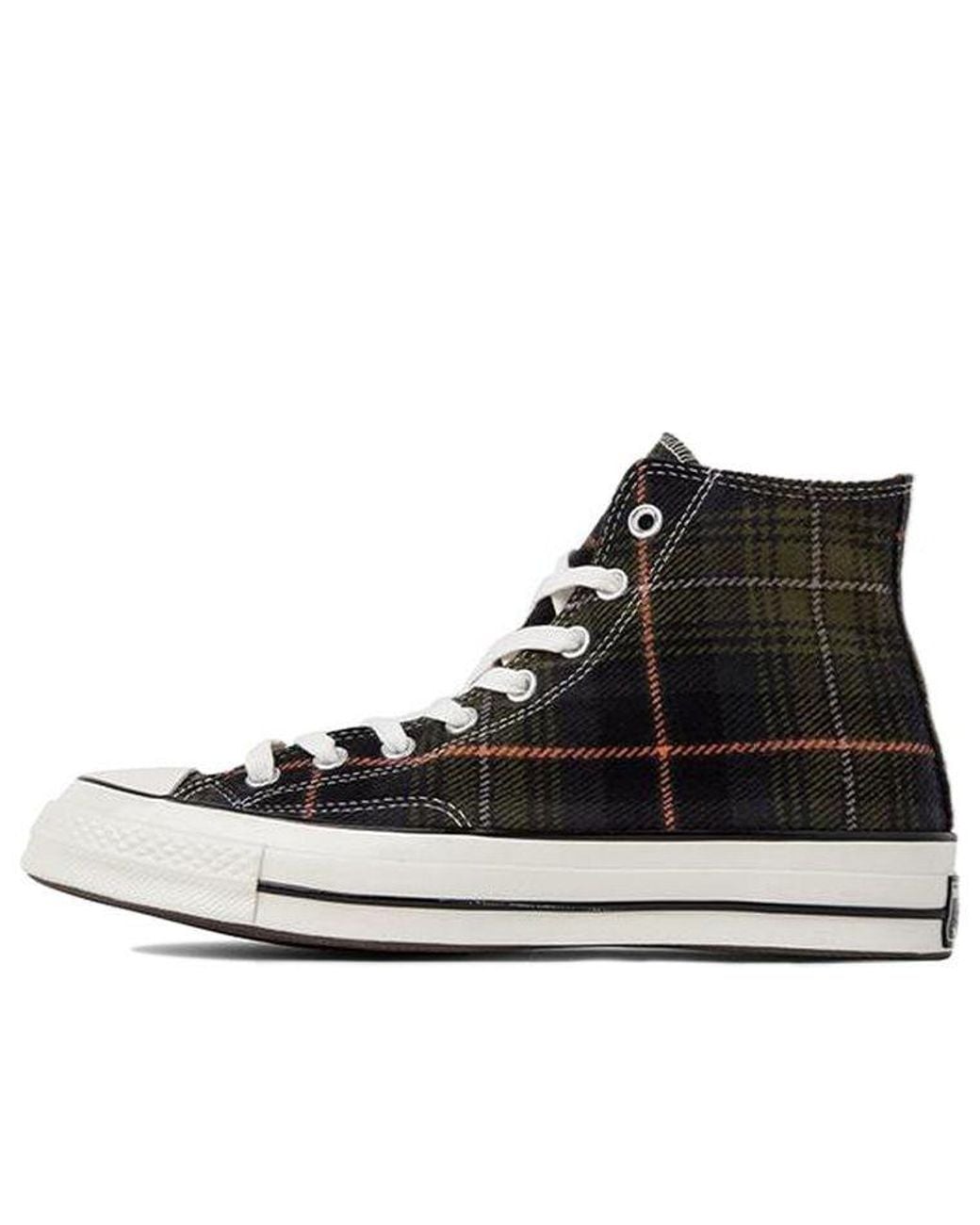 Converse Black Chuck Taylor All Star 70 Hi 'Plaid Pack' for men