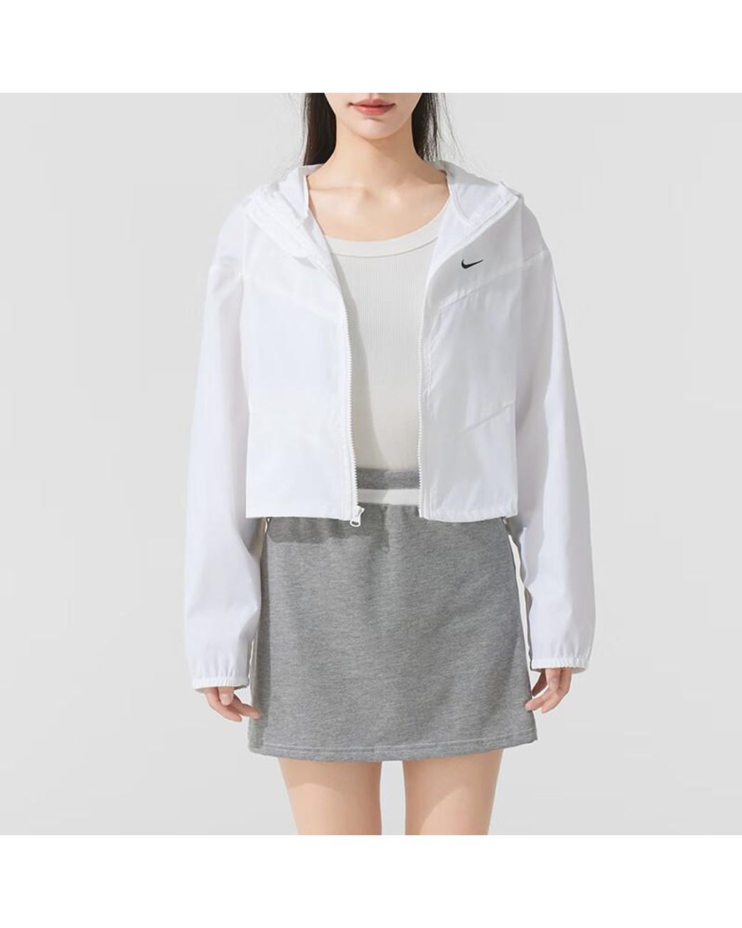 Adidas White (Wmns) Nike Sportswear Windrunner Asia Sizing