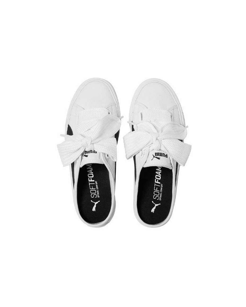 PUMA White (Wmns) Bari Mule Ribbon