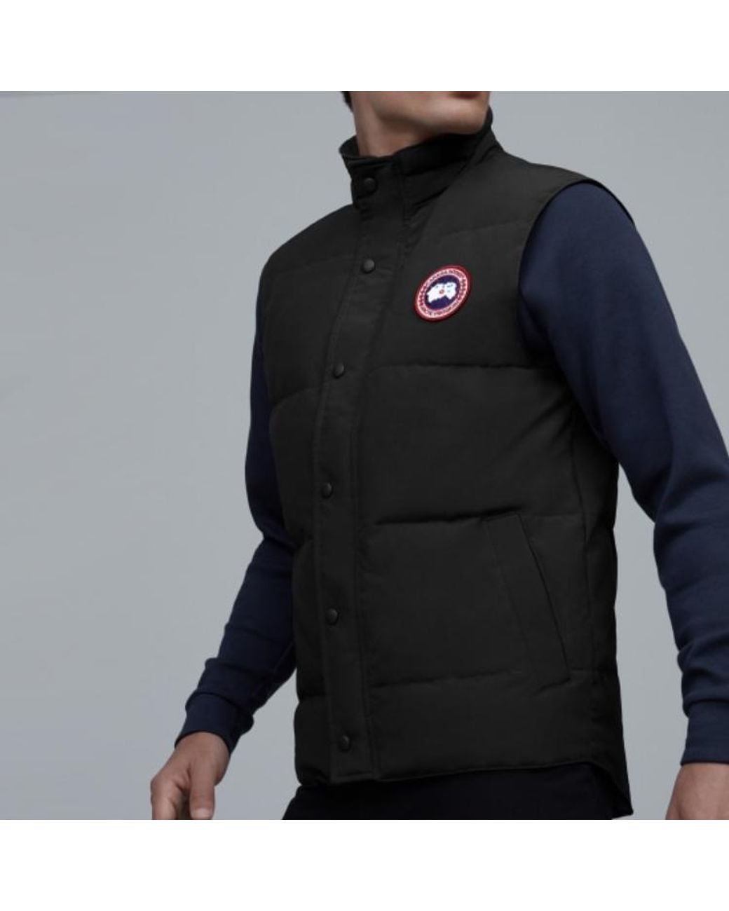 Canada Goose Black Garson Vest for men