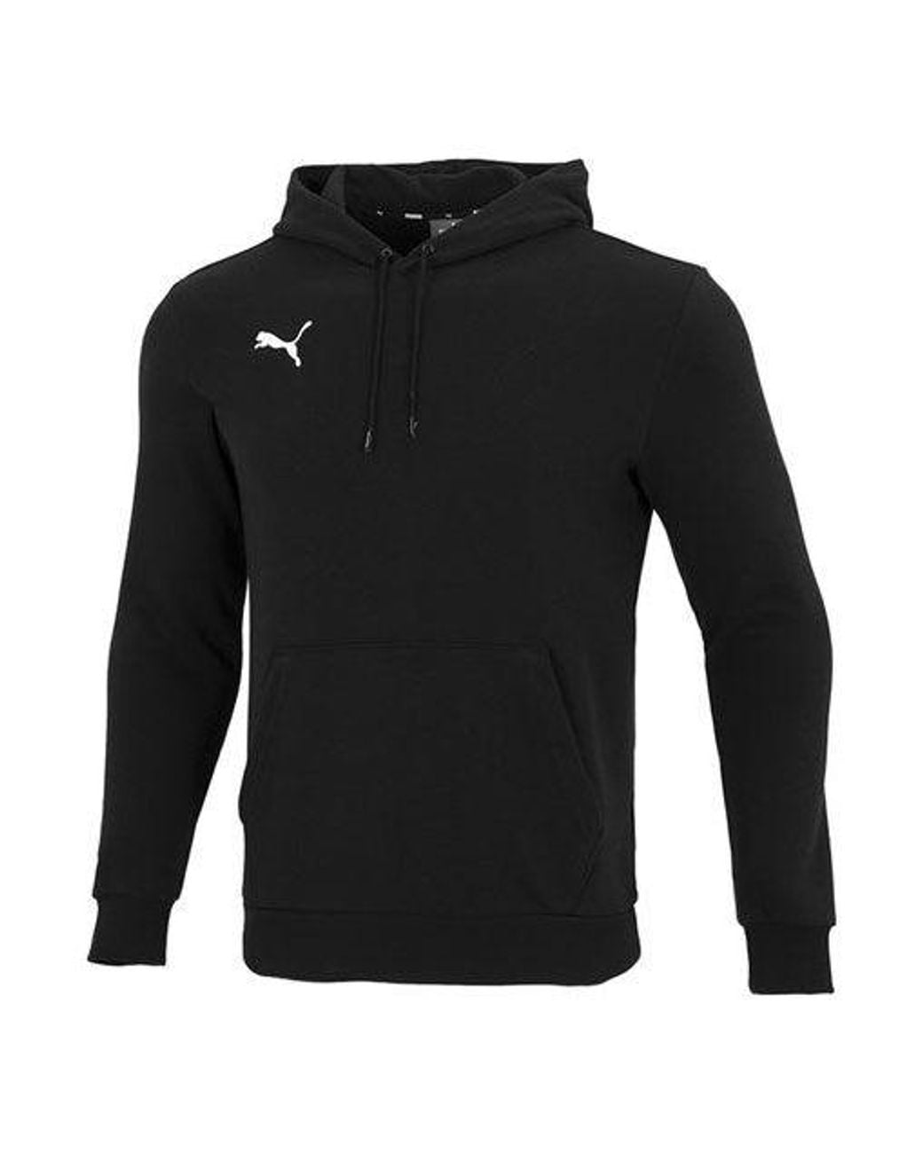 PUMA Black Team Goal 23 Casual Hoodie for men