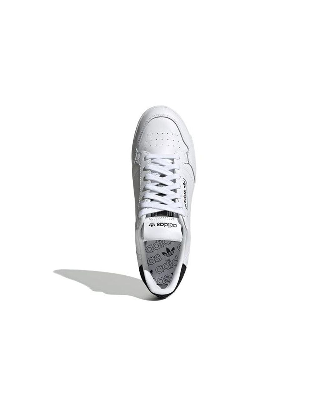 Adidas White Continental 80 'Footwear' for men