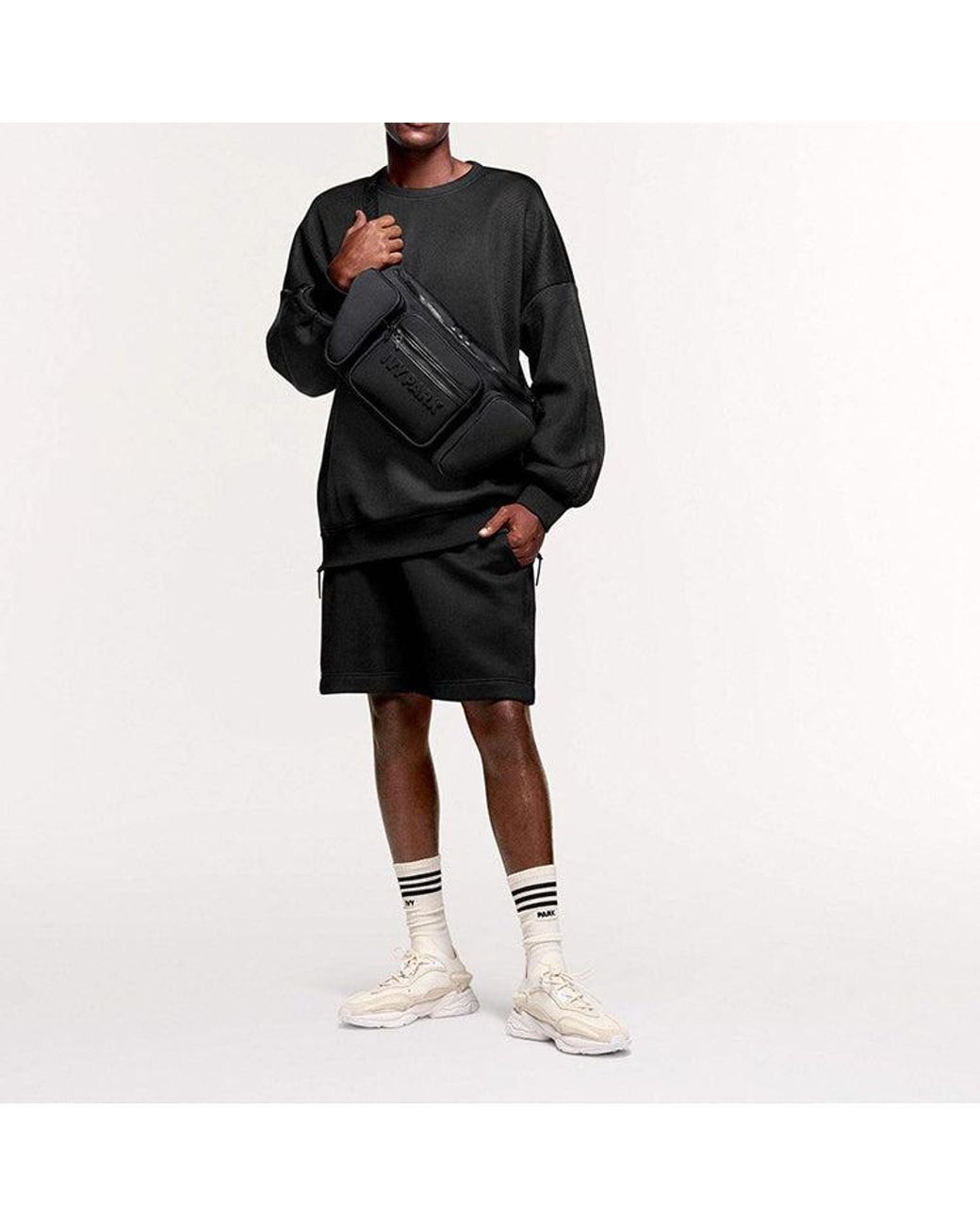 Adidas Black Ivy Park Oversized Waist Bag