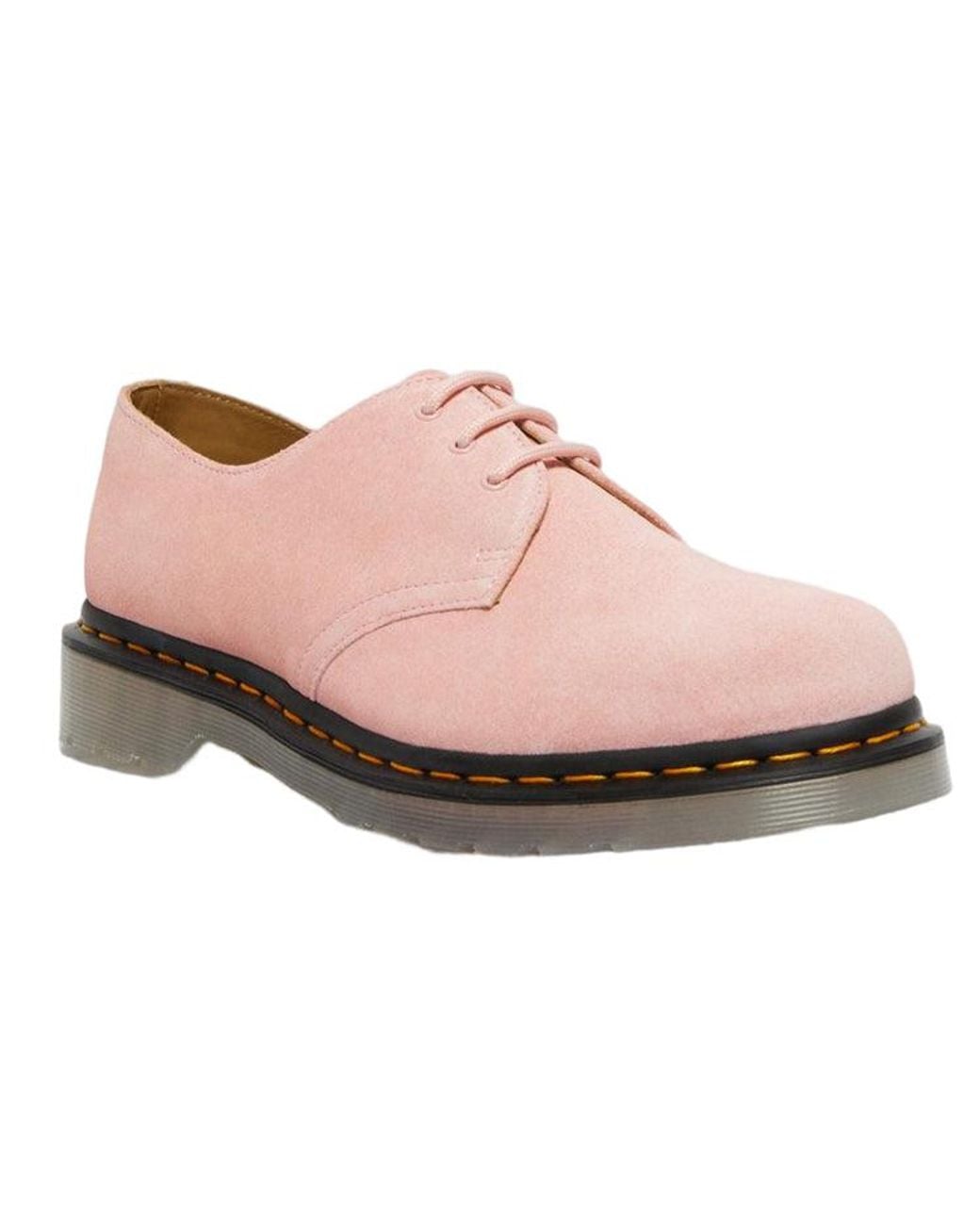 Dr. Martens Pink 1461 Lced Suede for men