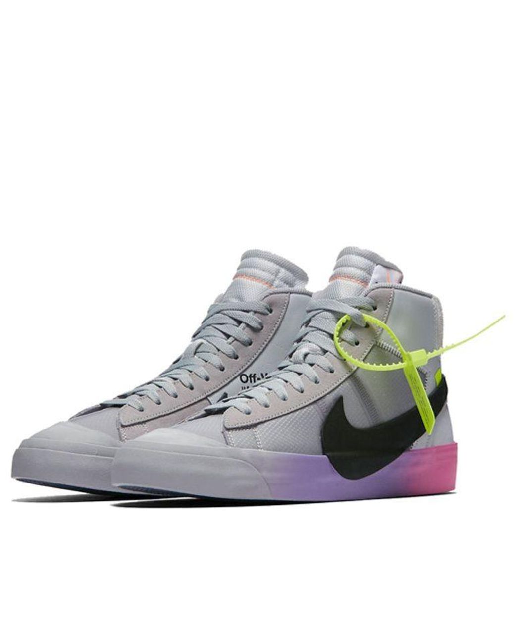 Nike Gray X Off- X Serena Williams Blazer Studio Mid 'Queen' for men