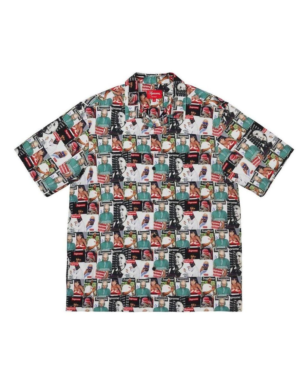Supreme Green Magazine S/S Shirt for men