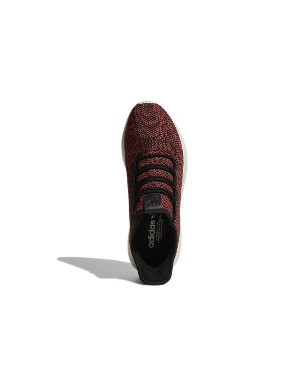 Adidas Brown Tubular Shadow 'Trace Scarlet' for men