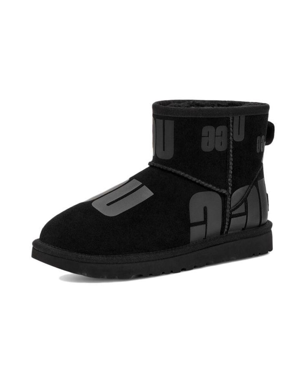 Ugg Black (Wmns) Classic Mini Scatter Graphic