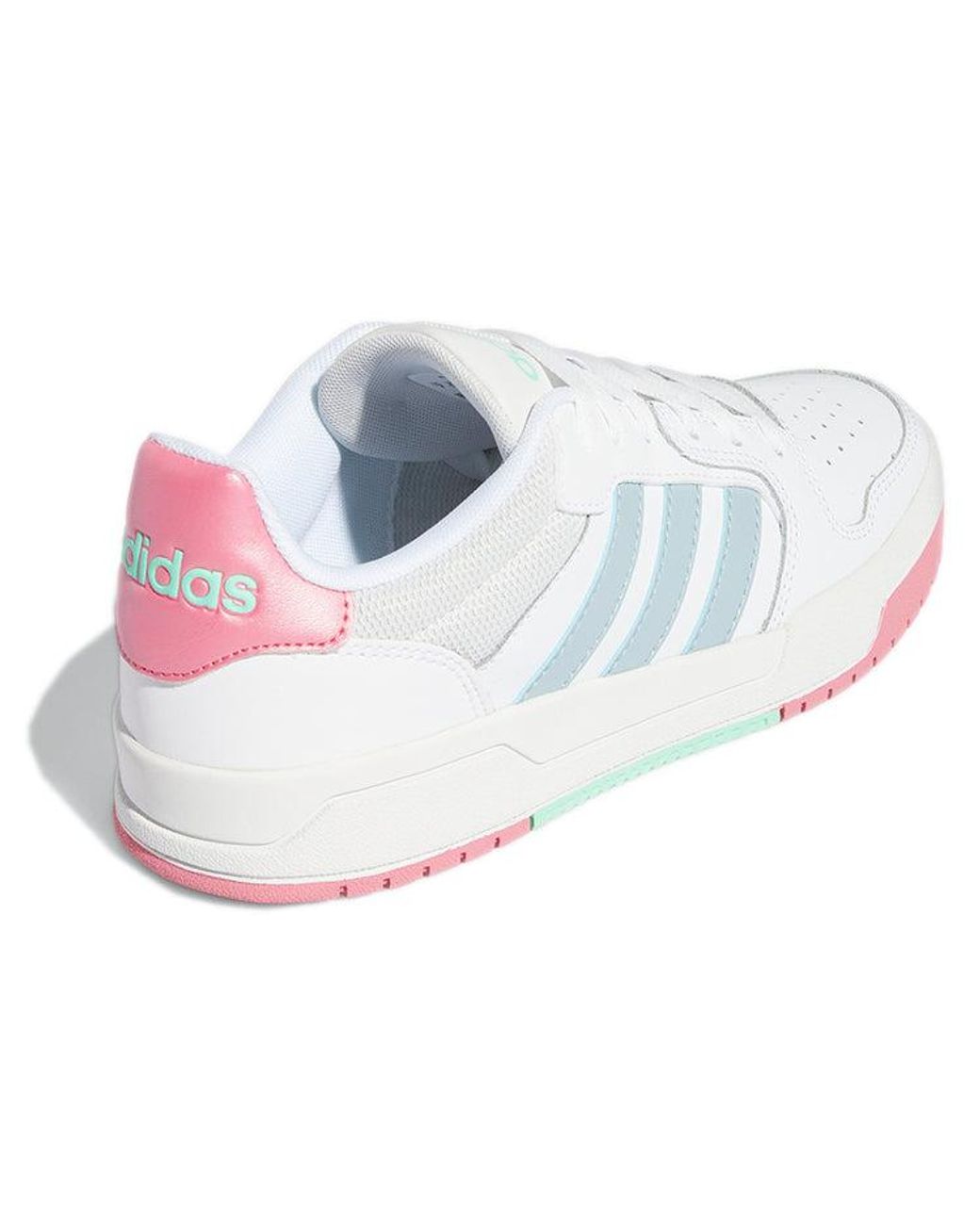 Adidas White (Wmns) Entrap Cozy Wear-Resistant Skate Shoes