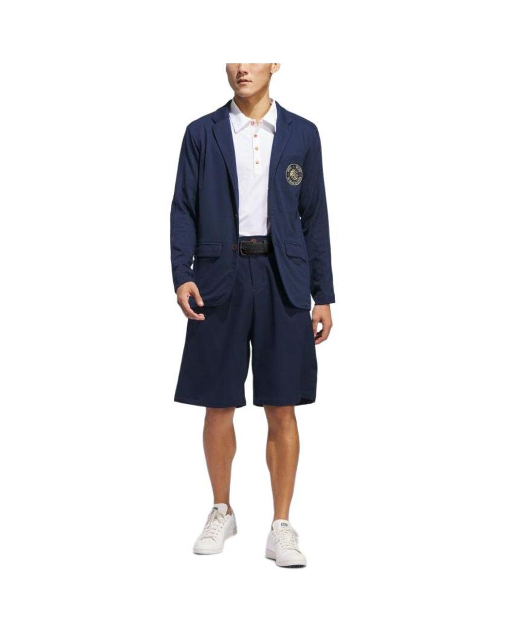 Adidas Blue X Malbon Sport Jacket Asia Sizing 'Collegiate' for men