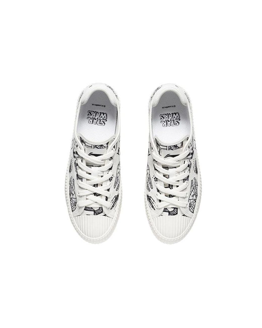 Li-ning White (Wmns) Counterflow Low X Star Wars 'Smoke'