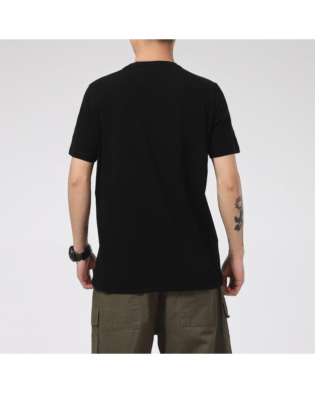 PUMA Black Classics Logo T-Shirt for men