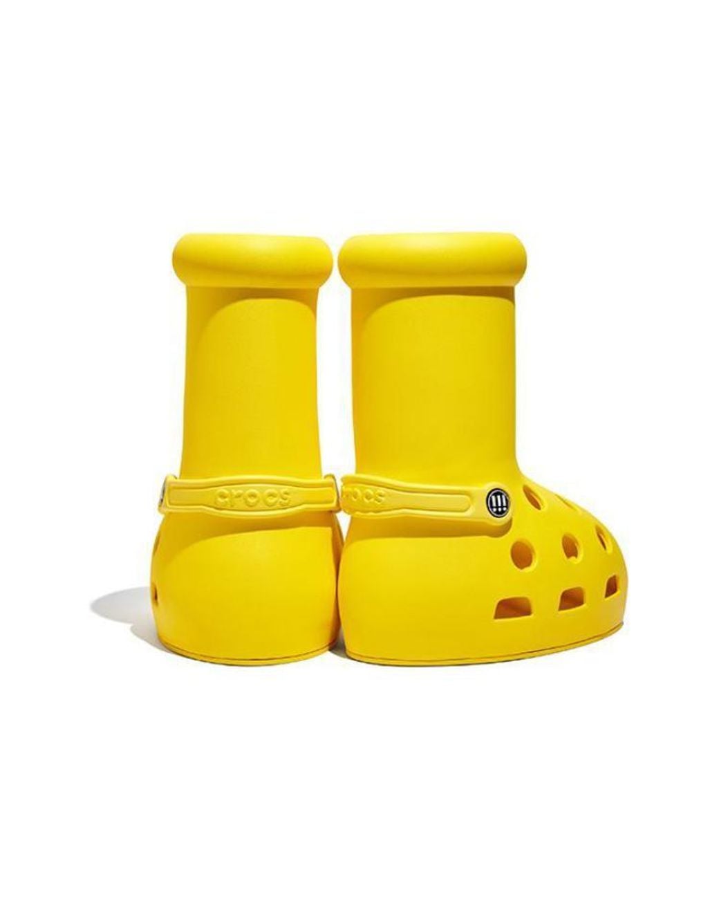 MSCHF Yellow R X Crocs Big Boot for men