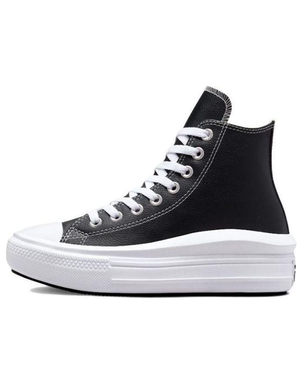Converse Blue (Wmns) Chuck Taylor All Star Move Platform High 'Leather