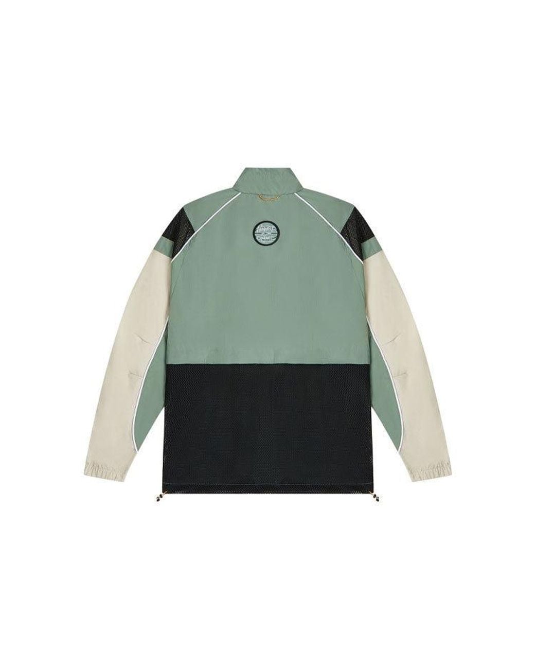 New Balance Green Logo Printing Contrasting Colors Athleisure Casual Sports Jacket for men
