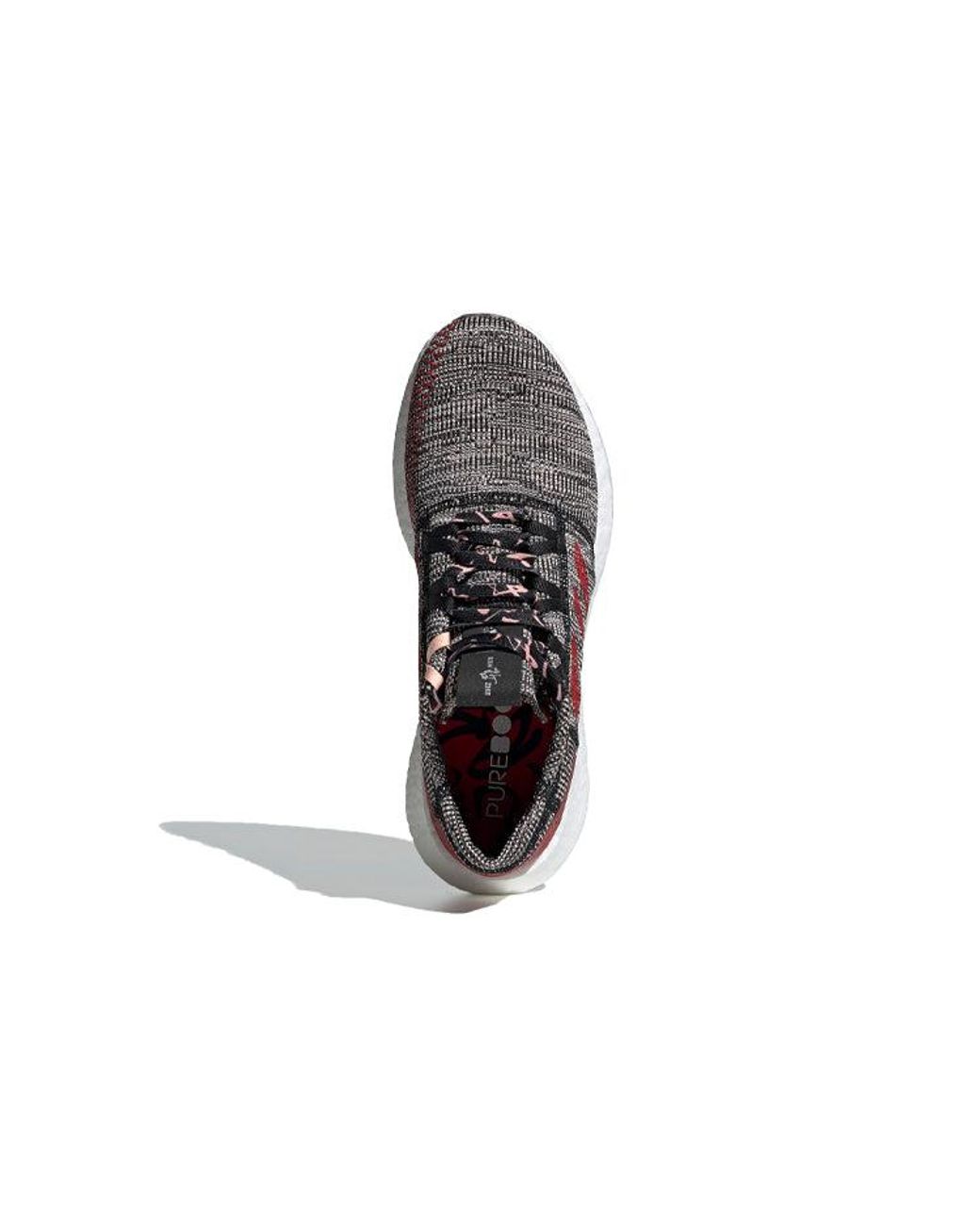 Adidas Brown Ren Zhe X Pureboost Go Scarlet' for men