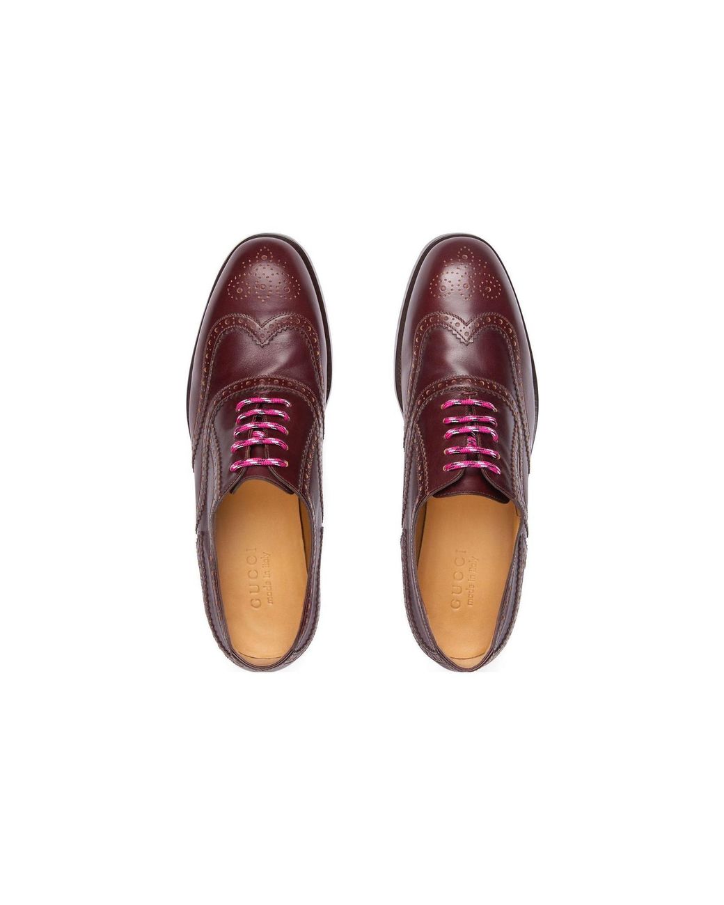 Gucci Brown Lace Up Shoe for men