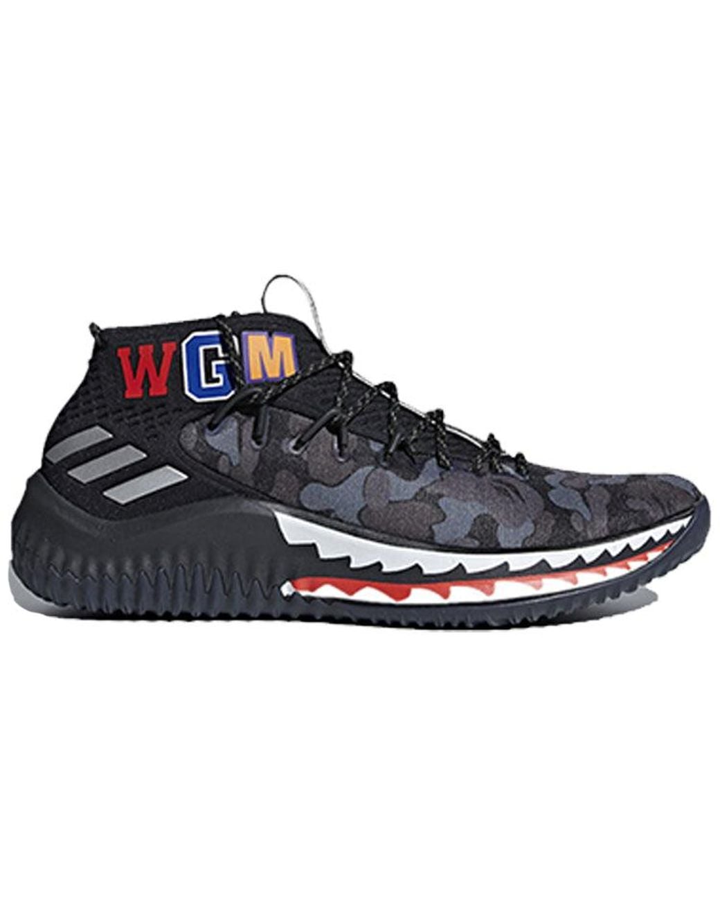 Adidas Black X A Bathing Ape Dame 4 Camo' for men