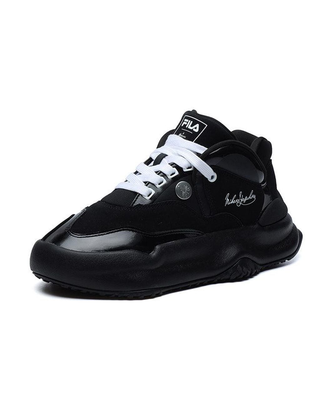 Fila Black (Wmns) Fashion Sneakers Low-Top Running Shoes