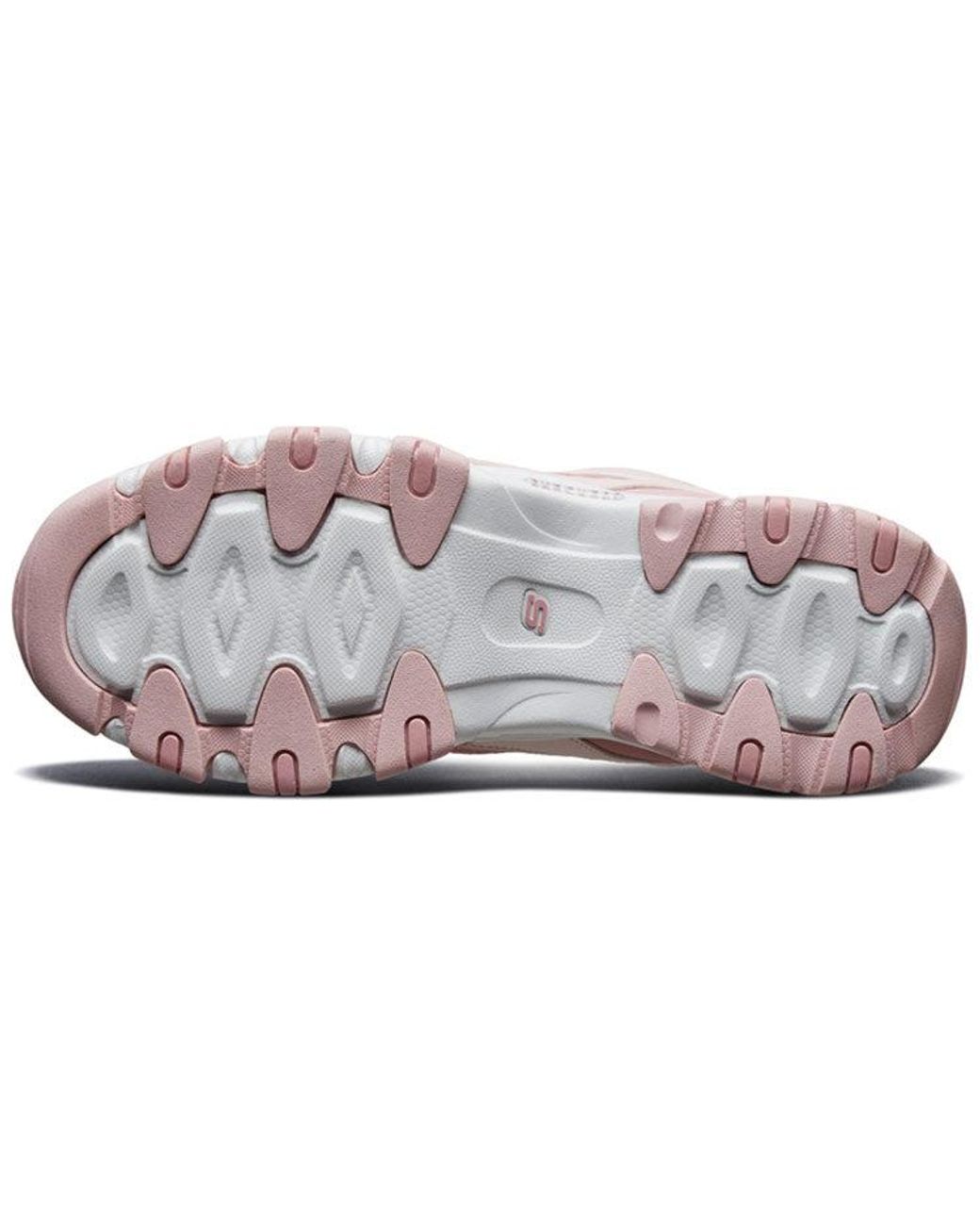 Skechers Pink (Wmns) D Lites 2.0 High-Top Running Shoes