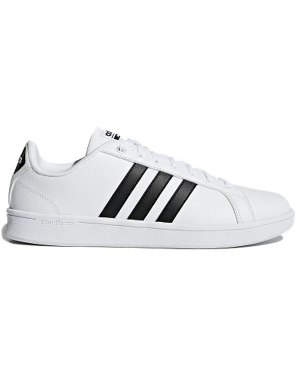 Adidas White Cloudfoam Advantage for men
