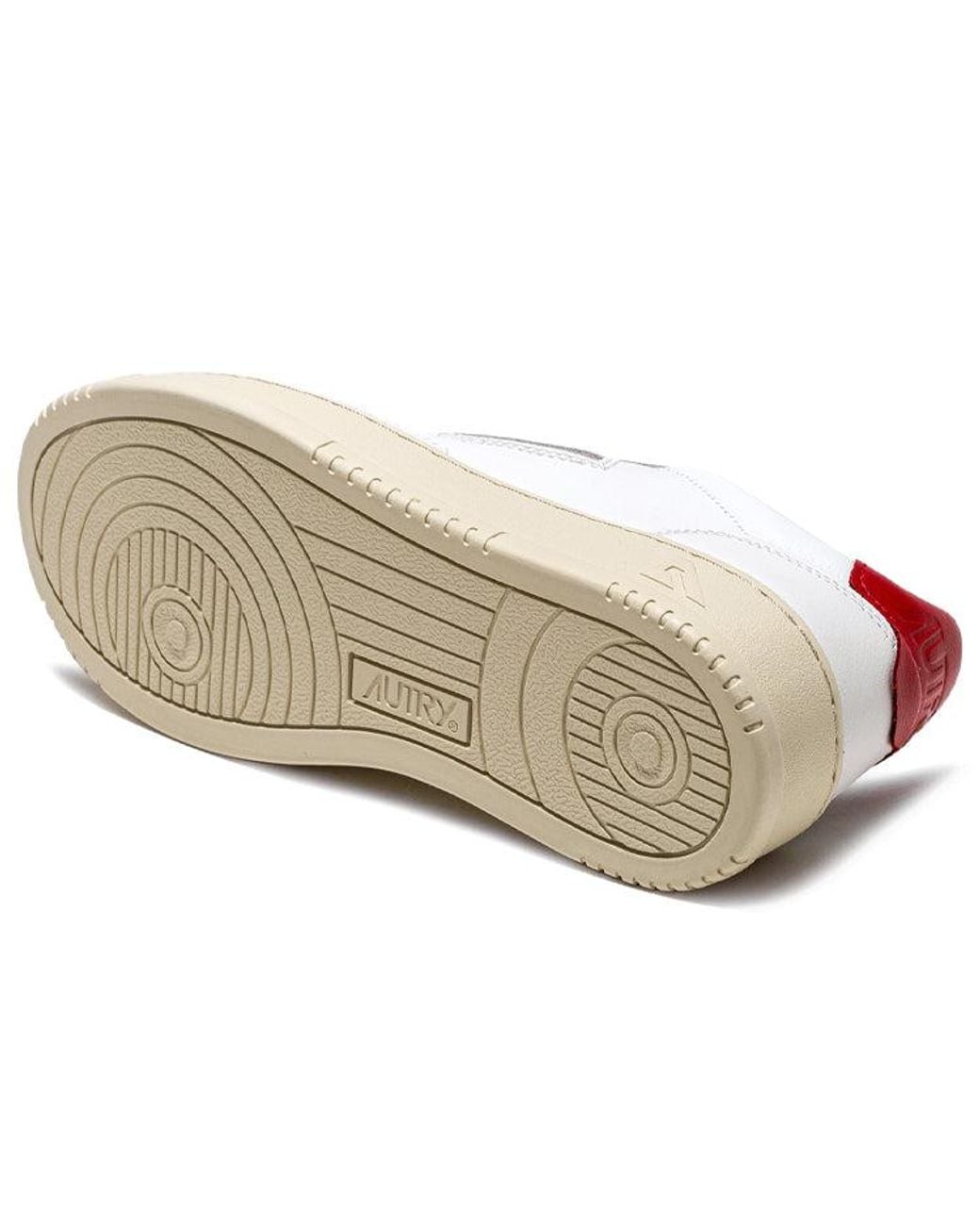 Autry White (Wmns) Medalist Leather Low