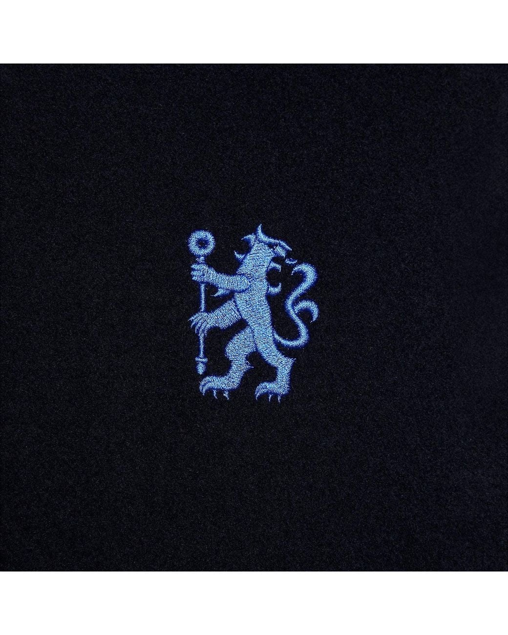 Nike Blue Chelsea Fc Football Varsity Jacket for men
