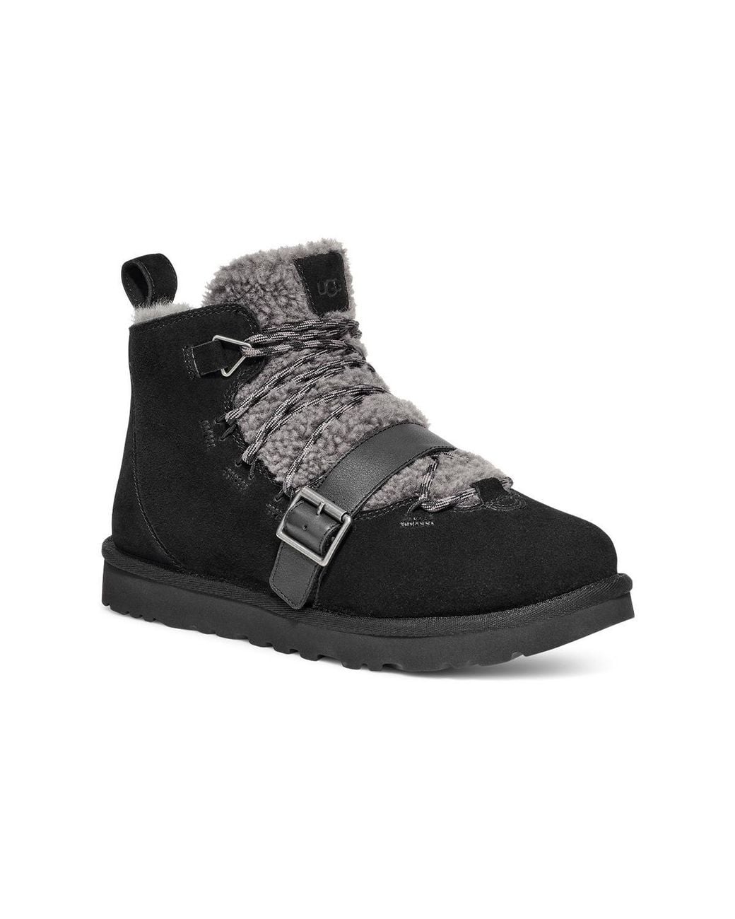 Ugg Black Dune Mini Shearling Boot for men