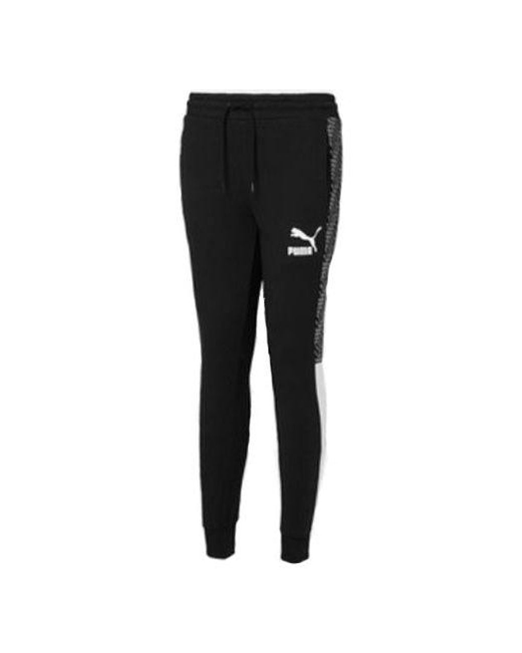 PUMA Black T7 Track Pants Aop Tr for men