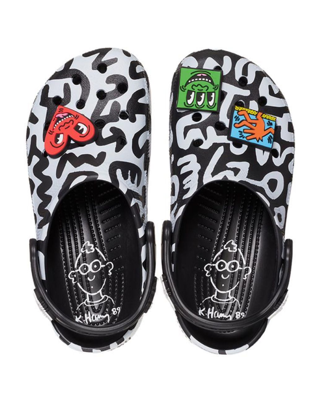 CROCSTM Blue X Keith Haring Classic Clog for men