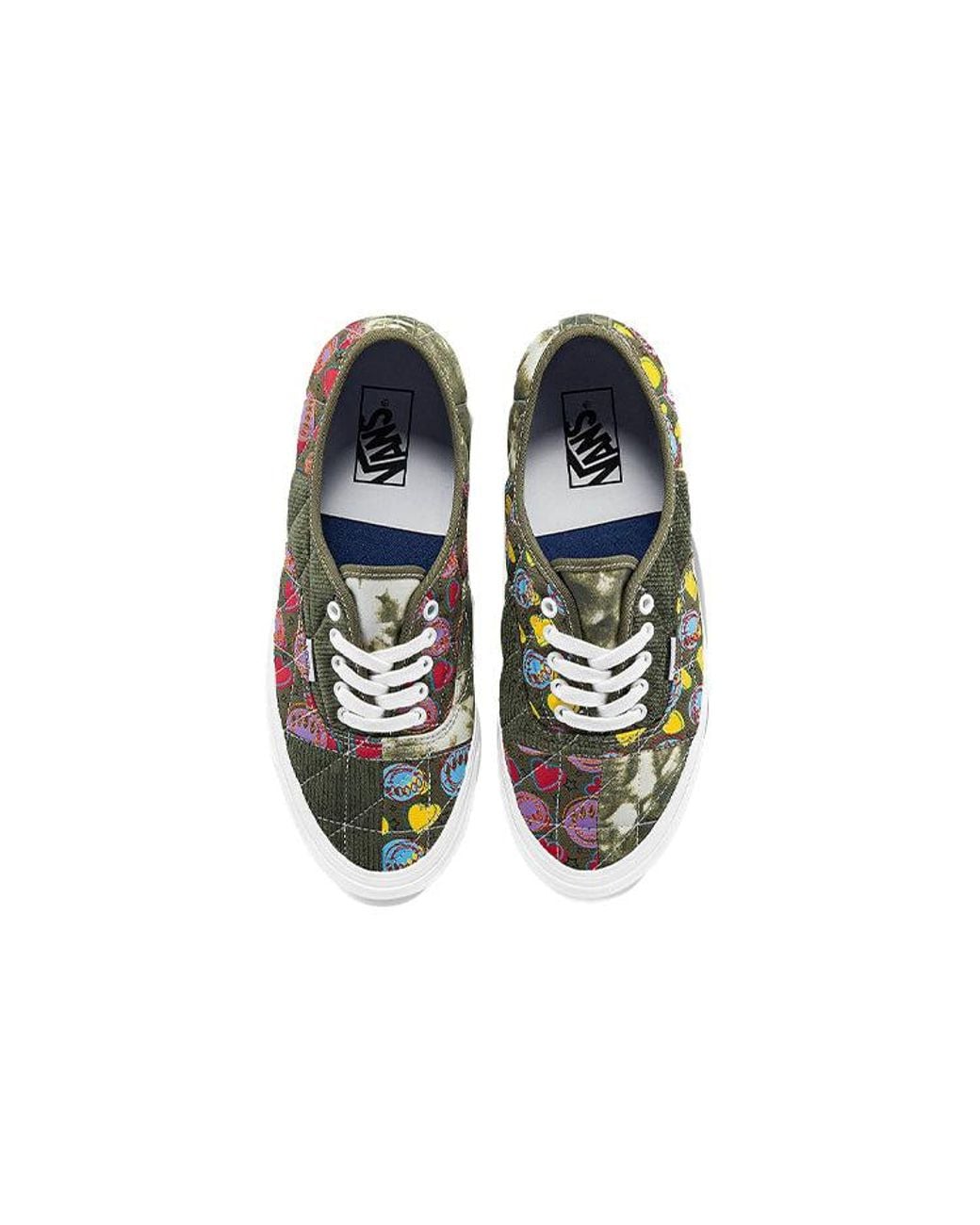 Vans Green Unisexauthentic 44 Dx Anaheim Low-Top Casual Canvas Shoes for men