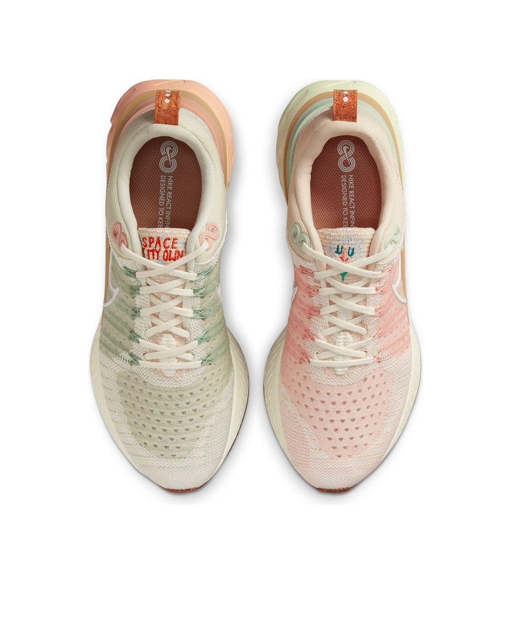 Nike Pink (Wmns) React Infinity Run Flyknit 2 'Cashmere'