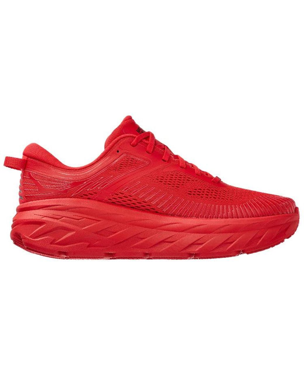 Hoka One One Red Bondi 7 'High Risk' for men