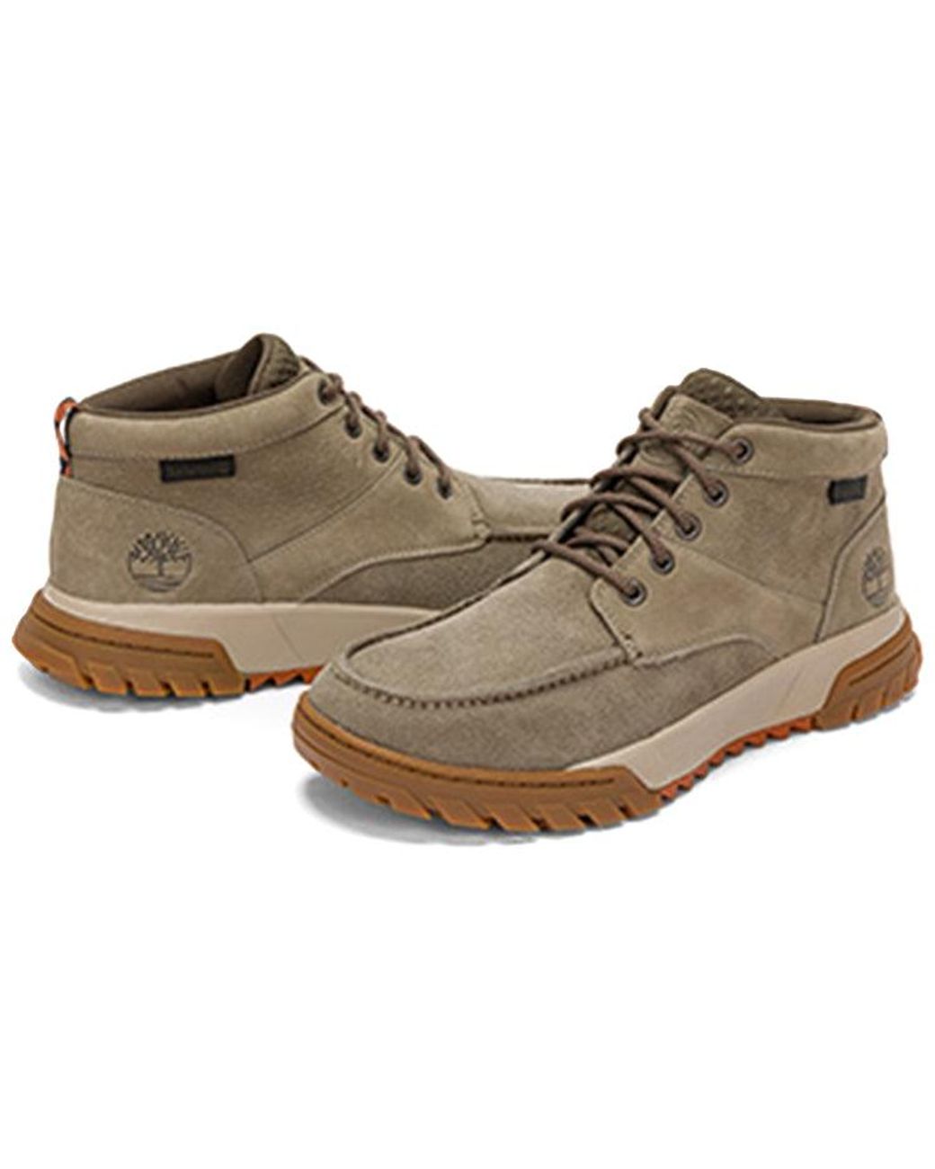 Timberland Brown Boulder Trail Chukka Boots 'Medium Suede' for men