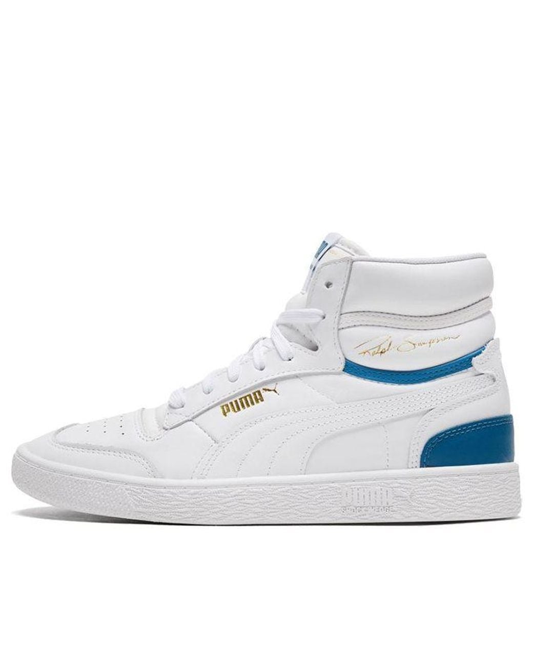 PUMA White Ralph Sampson Mid Digi' for men