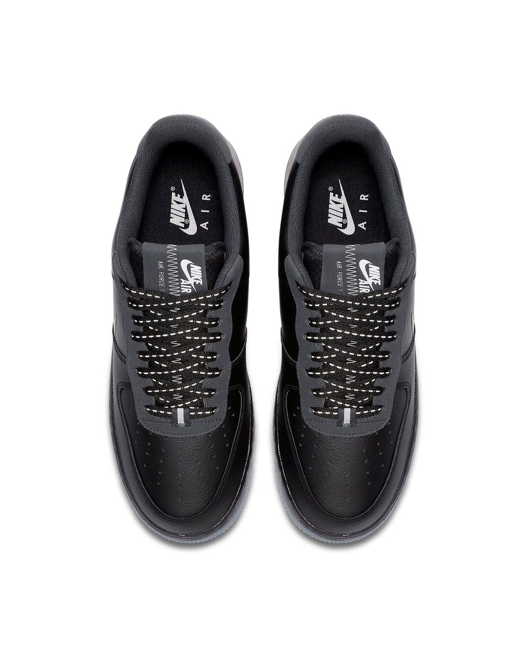 Nike Black Air Force 1 Low Swoosh' for men