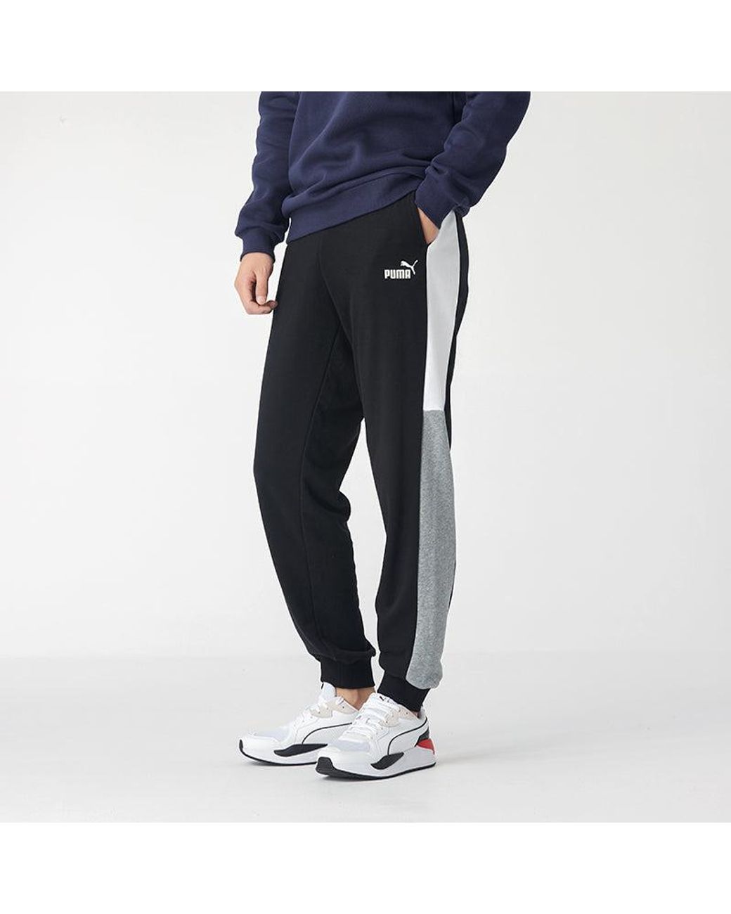 PUMA Black Block Sweatpants for men