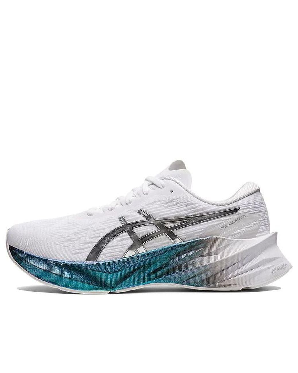 Asics Blue (Wmns) Novablast 3 Platinum Metallic'