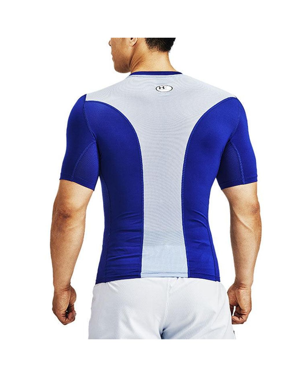 Under Armour Blue Heatgear Vent Comp Tee for men